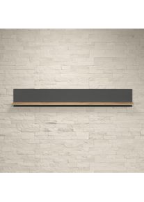 Inosign, Inosign Wandboard &raquo;Estepona&laquo; 1 Stk. tlg. Grossz&uuml;gige Ablagefl&auml;che, anthrazit mit eiche, FSC -zertifizierter Holzwerkstoff, B/H/T: 167 cm x 25