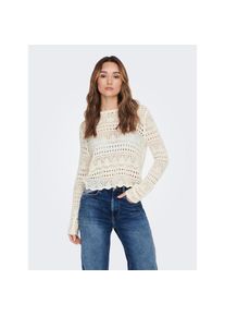 Jacqueline de Yong Jdy, Unisex, JDY Rundhalspullover &raquo;JDYSUN LAY L/S BOATNECK PULLOV. KNT NOOS&laquo;, eggnog, XL, Pullover von JDY