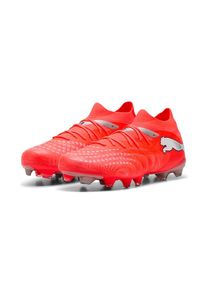Puma, Unisex, Puma Fussballschuh &raquo;FUTURE 9 MATCH FG/AG&laquo; f&uuml;r Rasenpl&auml;tze, glowing rot, Puma wei&szlig;, Puma schwarz, Puma silber, 44, Fussballschuh f&uuml;r 