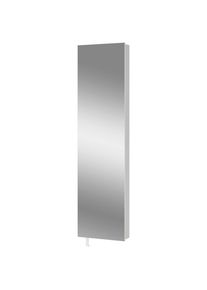 Xora Schuhschrank , Kaschmir , Metall , 4 F&auml;cher , 50x195x18 cm , Made in Germany , h&auml;ngend, Spiegelt&uuml;ren , Garderobe, Schuhaufbewahrung, Schuhschr&auml;nke