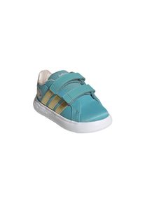 adidas Sportswear Sportschuh 'GRAND COURT JASMINE I' Jungen Gr&ouml;&szlig;e 20 creme / t&uuml;rkis / gold