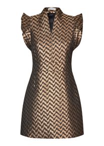 Dea Kudibal Kleid 'Dittadea' Damen Gr&ouml;&szlig;e 40 dunkelbraun / gold