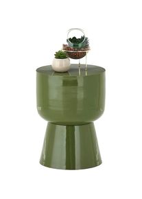 PAROLI, Beistelltisch, gr&uuml;n, gr&uuml;n, gr&uuml;n, B/H/T: 34 cm x 44 cm x 34 cm