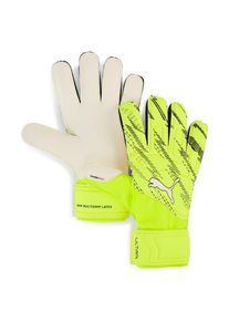 Puma, Herren, Puma Torwarthandschuhe &raquo;ULTRA MATCH RC&laquo; mit 3 mm dicken Multi-Grip-Latexhandfl&auml;chen, Daumenwickel, gelb alert, Puma schwarz, 8, 3 mm 