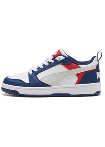 Puma Rebound V6 Jr. Sneaker Kinder - Gr&ouml;&szlig;e 37 1/2 - wei&szlig;