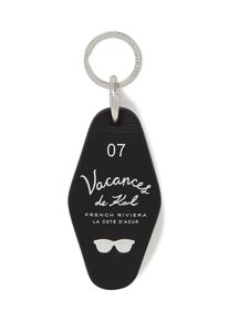 K by KARL LAGERFELD Karl Lagerfeld Schl&uuml;sselanh&auml;nger 'Vacances de Karl' Herren Gr&ouml;&szlig;e One Size schwarz / wei&szlig;