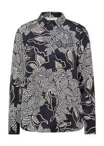 Eterna - Long-Bluse mit 1/1-Arm, schwarz, Gr. 42, Viskose