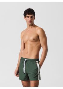 K by KARL LAGERFELD Karl Lagerfeld Boardshorts Herren Gr&ouml;&szlig;e S dunkelgr&uuml;n / schwarz / wei&szlig;