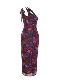 Trendyol Kleid Damen, indigo / lila / dunkelpink / dunkelrot, Gr&ouml;&szlig;e 42