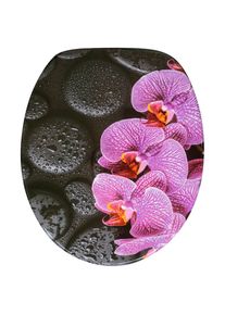 Sanilo, WC-Sitz &raquo;Madeira&laquo;, schwarz, violett
