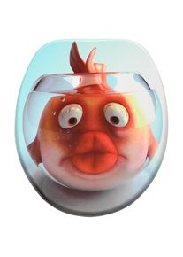 Sanilo, WC-Sitz &raquo;Goldfisch&laquo;, blau, orange, rot