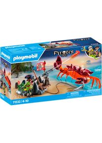 Playmobil, Konstruktions-Spielset &raquo;Kampf gegen die Riesenkrabbe (71532), Pirates&laquo; Made in Europe, bunt, Einheitsgr&ouml;&szlig;e, Konstruktions-Spielset