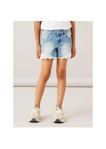 name it, Unisex, Jeansshorts &raquo;NKFSALLI SLIM DNM SHORTS&laquo; Baumwollmischung, medium, blau, 98, N-Gr, Denim Shorts von name it f&uuml;r Unisex