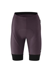 Gonso, Unisex, Fahrradhose &raquo;SQlab GO W&laquo; Unisex Radhose mit Sitzpolster, kurze moderne Radlerhose, Tight Fit, aubergine, 46, Normalgr&ouml;ssen, Sportive, 