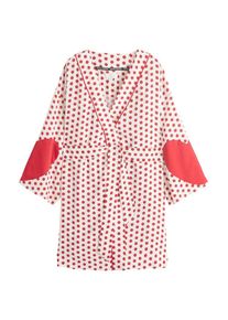 Rockett St George, Femmes Robe de chambre, rouge / blanc