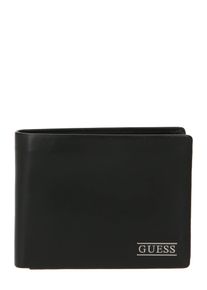 Guess Portemonnaie 'New Boston' Herren Gr&ouml;&szlig;e XS/XXL schwarz / silber
