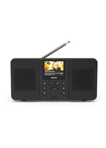 Hama, Digitalradio (DAB+) &raquo;DIR10&laquo; (Bluetooth WLAN Internetradio ), schwarz, Digitalradio mit DAB+ und Internetradio