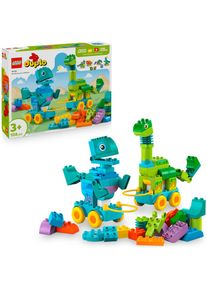 Lego, Lego Konstruktionsspielsteine &raquo;Dinos auf R&auml;dern 3-in-1-Set (10451), Lego DUPLO Town&laquo; Made in Europe, bunt, Einheitsgr&ouml;&szlig;e, 