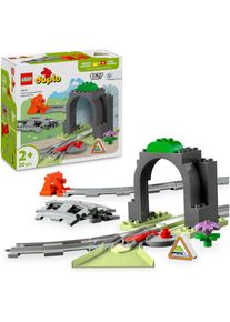 Lego, Lego Konstruktionsspielsteine &raquo;Eisenbahntunnel und Schienen &ndash; Erweiterungsset (10425)&laquo; Lego DUPLO Town; Made in Europe, bunt, Einheitsgr&ouml;&szlig;e, 