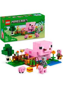 Lego, Lego Konstruktionsspielsteine &raquo;Das Babyschwein-Haus (21268), Lego Minecraft&laquo; Made in Europe, bunt, Einheitsgr&ouml;&szlig;e, Konstruktionsspielsteine