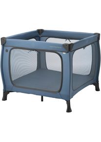 hauck, Baby-Reisebett &raquo;Sleep N Play SQ, Set dark blue&laquo; inklusive Schaumstoff-Matratze, dunkelblau, Liegefl&auml;che B/L: 87cm x 87cm, kein H&auml;rtegrad, Baby-