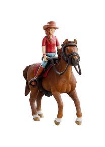 Schleich, Spielfigur &raquo;HORSE CLUB, Hannah & Cayenne (42711)&laquo; Made in Europe, bunt, Kunststoff