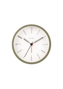 Karlsson, Wecker &raquo;Belle Numbers 11 cm&laquo;, gr&uuml;n, Einheitsgr&ouml;&szlig;e, Abmessungen: 11 x 5 x 11 cm (DxTxH)