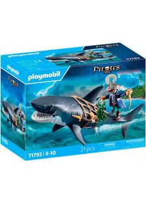Playmobil, Konstruktions-Spielset &raquo;Gefahr durch Riesenhai (71793), Pirates&laquo;, bunt, Einheitsgr&ouml;&szlig;e, Konstruktions-Spielset