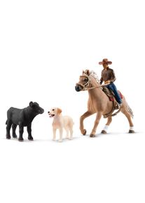 Schleich, Spielfigur &raquo;FARM WORLD, Westernreiten (42578)&laquo;, bunt, Kunststoff