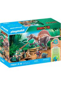 Playmobil, Konstruktions-Spielset &raquo;Spinosaurus-Angriff auf Dino-Ausgrabung (71820), Dinos&laquo;, bunt, Einheitsgr&ouml;&szlig;e, Konstruktions-Spielset