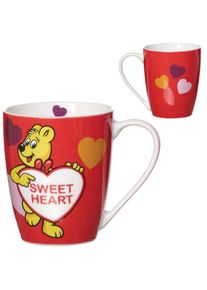 Ritzenhoff & Breker Ritzenhoff & Breker, Becher &raquo;HARIBO Sweet Heart, 360 ml&laquo; sp&uuml;lmaschinenfest, rot, Porzellan, &Oslash; 9 cm x 10 cm