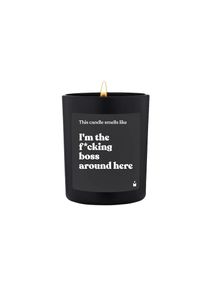 Ackerman Duftkerze &raquo;ChattyCandles I'm the f*cking boss around here 6,7 x 8 cm&laquo;, bunt