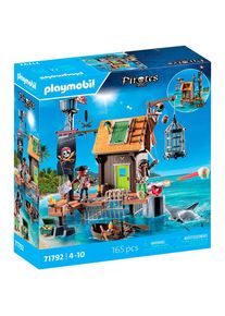 Playmobil, Konstruktions-Spielset &raquo;Piratenhafen mit Seer&auml;uber-Gef&auml;ngnis (71792), Pirates&laquo; Made in Germany, bunt, Einheitsgr&ouml;&szlig;e, Konstruktions-Spielset