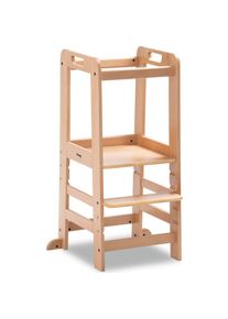 hauck, Stehhilfe &raquo;Lernturm Learn N Explore, Natural&laquo; () FSC - sch&uuml;tzt Wald, natural, Massivholz, Stahl, B/H/T: 54 cm x 91 cm x 46 cm