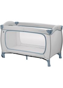 hauck, Baby-Reisebett &raquo;Sleep N Play Go Plus, Dusty Blue&laquo; mit integrierten R&auml;dern; Vorderausstieg, dusty blau, Liegefl&auml;che B/L: 60cm x 120cm, kein 
