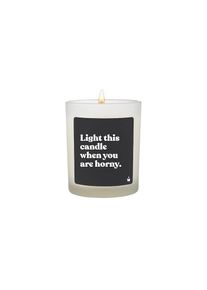 Ackerman Duftkerze &raquo;ChattyCandles Light this candle when you are horny 6,7 x 8 cm&laquo;, bunt