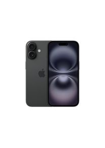 Apple, Smartphone &raquo;iPhone 16&laquo; Schwarz MYE73QL/A, schwarz, Batterielaufzeit f&uuml;r den ganzen Tag und bis zu 22 Stunden Videowiedergabe, Branchenf&uuml;hrende 
