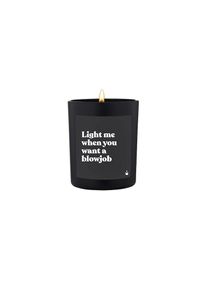 Ackerman Duftkerze &raquo;ChattyCandles Light me when you want a blowjob 6,7 x 8 cm&laquo;, bunt