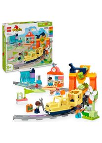 Lego, Lego Konstruktionsspielsteine &raquo;Grosse interaktive Eisenbahn (10428), Lego DUPLO Town&laquo; Made in Europe, bunt, Einheitsgr&ouml;&szlig;e, 