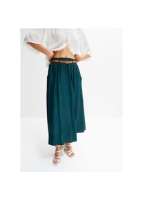 bonprix, Unisex, bonprix Maxirock &raquo;Maxirock mit G&uuml;rtel (2-tlg.Set)&laquo; Set, 2, 2 Stk. aus Viskose, Maxil&auml;nge, ausgestellte Passform, mit Eingrifftaschen,