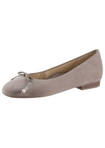 Ara Ballerina &raquo;SARDINIA&laquo;, mit eleganter Schleife grau 9 (43) taupe Klassischer Schlupfschuh in abgerundeter Form