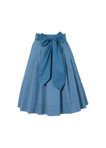 Turi Landhaus Trachtenrock, Kinder, mit s&uuml;&szlig;em Streublumen-Muster bunt 104 hellblau-blau-hellpetrol-petrol Trachtenrock mit kleinem all-over...