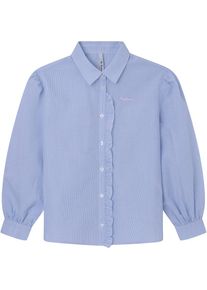 Pepe Jeans Klassische Bluse &raquo;SAURA&laquo;, mit R&uuml;schen, for GIRLS gr&uuml;n 14 bay Gestreifte Bluse ""SAURA"" von Pepe Jeans, for GIRLS