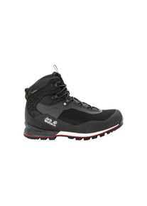 Jack Wolfskin Trekkingschuh &raquo;WILDERNESS LITE TEXAPORE MID M&laquo; bunt UK 9 - EU 43 schwarz-mittelgrau-rot Premium-Trekkingschuh f&uuml;r mehrt&auml;gige Touren