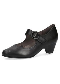 Caprice Spangenpumps, mit Klettriemchen schwarz 38 Pumps f&uuml;r elegante Anl&auml;sse