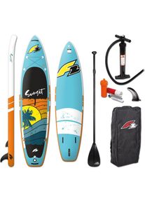 F 2 F2 Inflatable SUP-Board &raquo;Sunset&laquo; blau Wassersportboards
