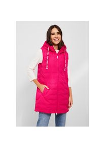 Cecil Steppweste, mit Kapuze mit Tunnelzugband pink XL (44) dragonfruit pink Damen Longweste