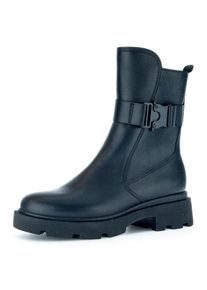 Gabor Stiefelette, mit sch&ouml;ner Zierschnalle, G-Weite schwarz 44 Winterstiefelette in Weite G (=weit)