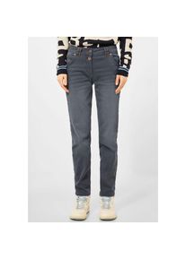 Cecil R&ouml;hrenhose &raquo;Style Gesa&laquo;, mit Crash Optik grau 31 L&auml;nge 32 graphite light grey Schmale Hose von Cecil