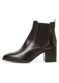 Tamaris Stiefelette, mit praktischer Anziehlasche schwarz 40 Elegante Stiefelette mit seitlichen Stretcheins&auml;tzen